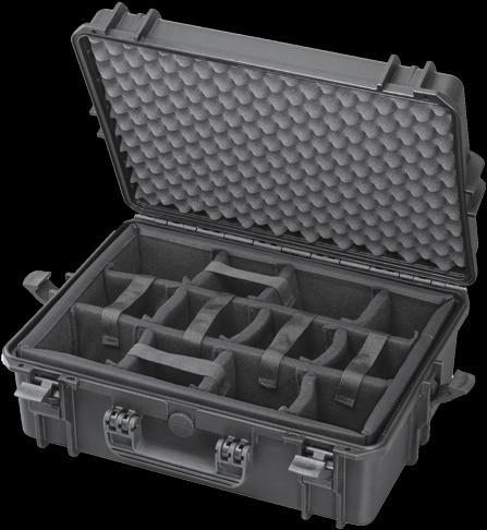 Produktbild TomCase Profi Fotokoffer Kamerakoffer mit gepolsterter Inneneinteilung aus Nylon - flexibel anpassbar (Fotokoffer)