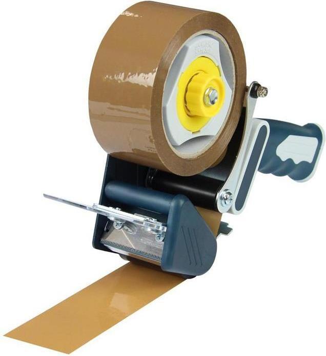 Transpak Dispenser manuale PremiumTwin Core per rotoli di larghezza 50 mm Anima da 2+3 pollici per nastro di