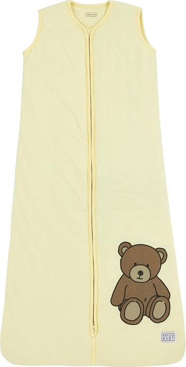 Meyco 2-p slpzk gevoerd 110cm Teddy Bear allover/soft yellow (110 cm, Summer, Winter, Spring, Autumn)