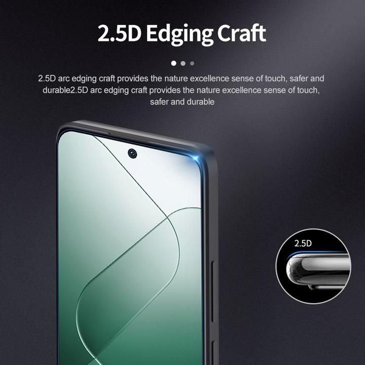 Actual product image König Design Screen protector armoured film for Xiaomi 14 Pro - glass (1 pcs., Xiaomi 14 Pro)