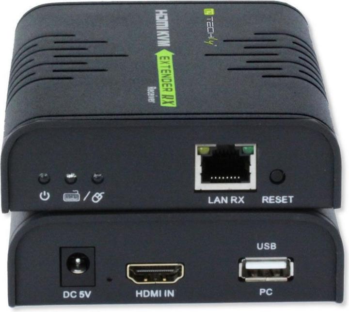 Actual product image Techly HDMI KVM Extender over network cable