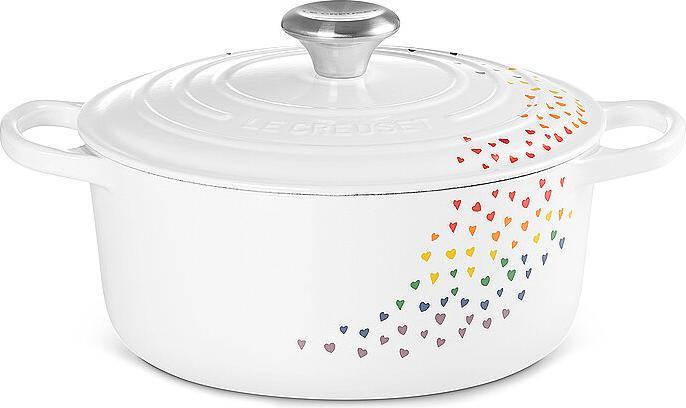 Immagine prodotto Le Creuset Tostapane rotondo Signature, 24 cm, Loving (24 cm, Pirofila + casseruola, Ghisa, Smalto)