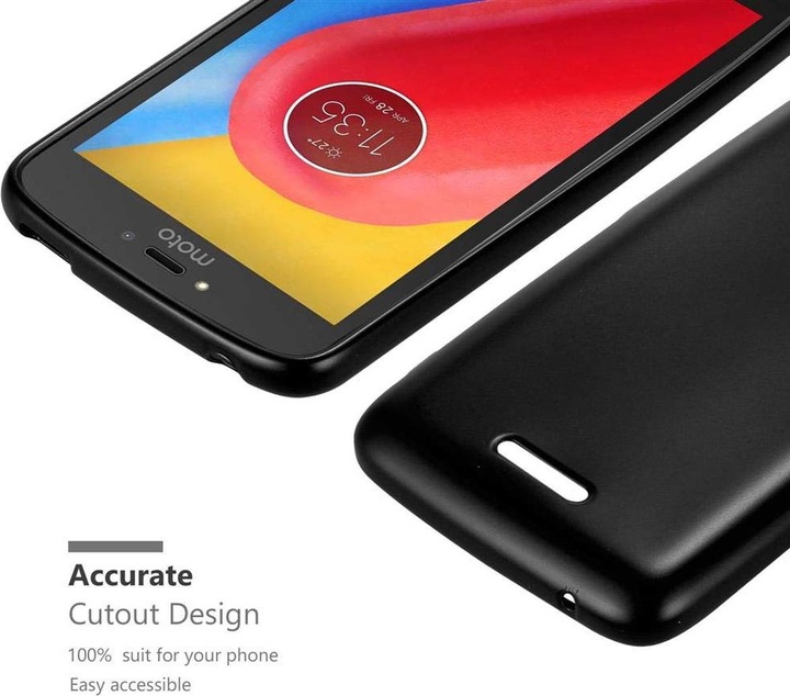 Produktbild Cadorabo TPU Matt Metallic Cover (Motorola Moto C Plus)