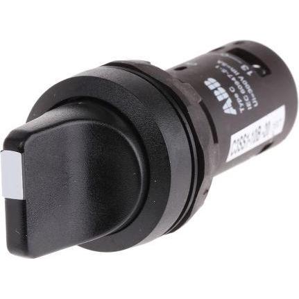 ABB Wahlschalter 2S schwarz, Taster + Schalter, Schwarz