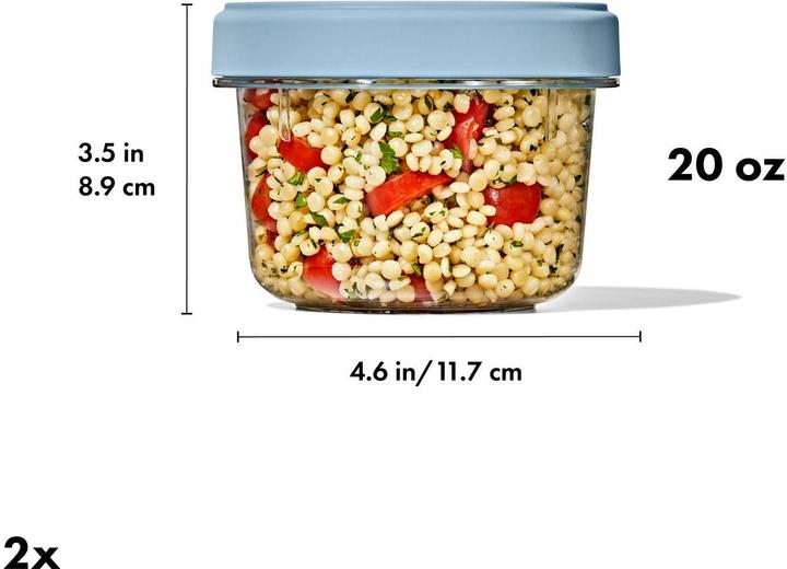 Produktbild OXO 2er Set Good Grips Twist & Stack Aufbewahrungsbox (0.55 l)