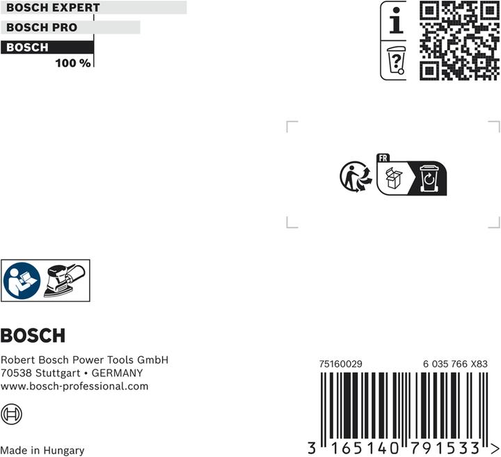 Produktbild Bosch Zubehör Schleifplatte L = 149 mm B = 101 mm