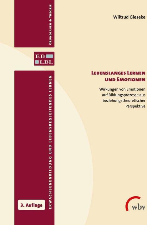 Produktbild Lebenslanges Lernen und Emotionen (Deutsch, Wiltrud Gieseke, 2016)