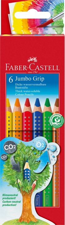 Actual product image Faber-Castell jumbo grip (Multicoloured, 12 x)