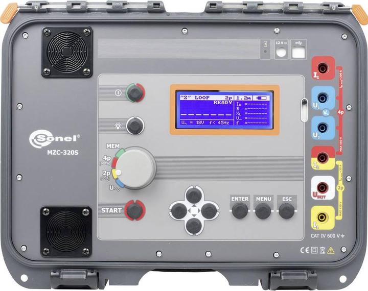 Produktbild Sonel Hochstrom-Impedanztester MZC-320S