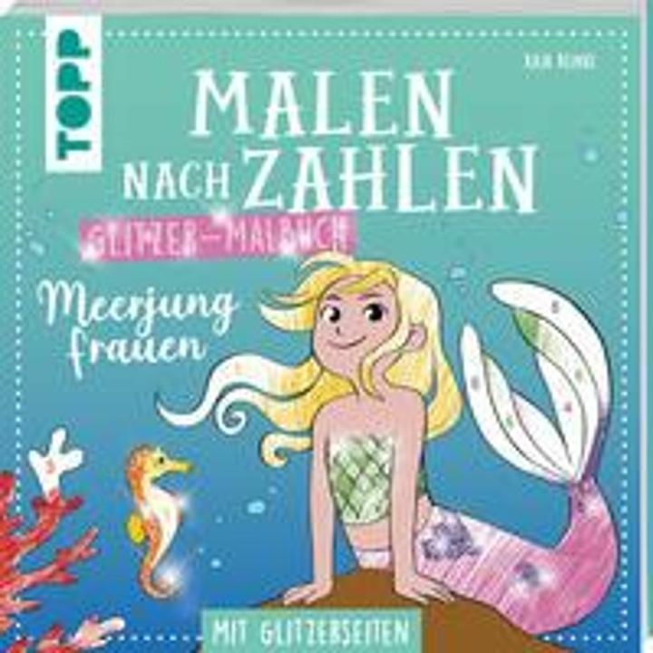 Produktbild Topp Malbuch Malen nach Zahlen Meerjungfrauen