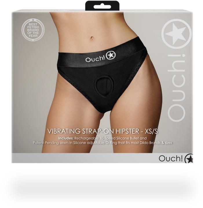 Produktbild Ouch! Vibrating Strap-on Hipster - XS/S