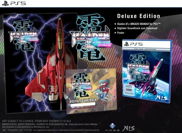 Actual product image NIS Raiden III x MIKADO MANIAX Deluxe Edition (PS5, DE)