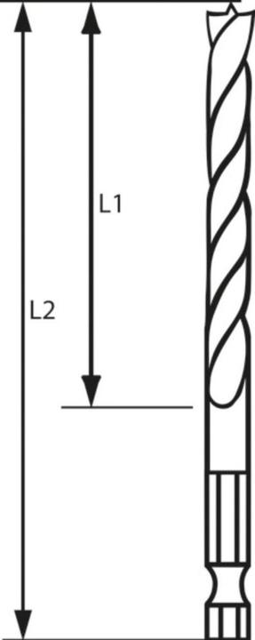 Produktbild Bosch Professional Zubehör Holzspiralbohrer mit 1/4-Zoll Sechskantschaft, 10 x 87 x 133 mm (10 mm)