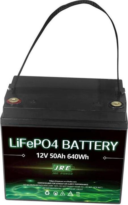Supersolar Batterie LifePo4 12,8V 50Ah BMS Bluetooth (12.80 V, 50 Ah)
