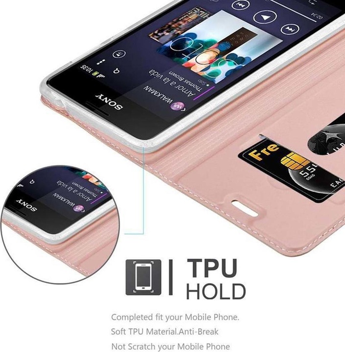 Produktbild Cadorabo Book Classy Style Cover (Sony Xperia E1)