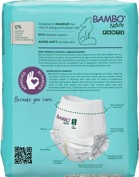 Actual product image Bambo Training diapers (Size 5, Pack, 19 Piece)