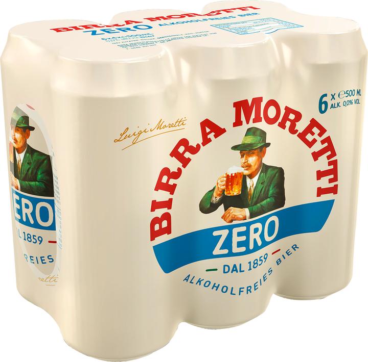 Actual product image Birra Moretti Zero (6 x 50 cl)