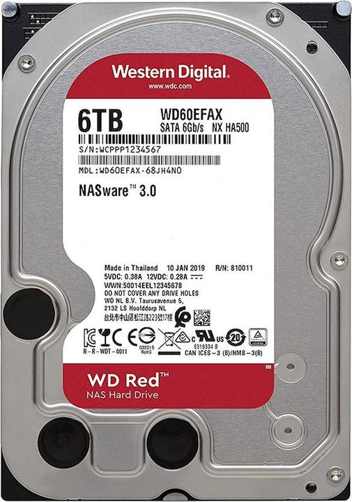 Immagine prodotto WD Red (6 TB, 3.5", SMR)