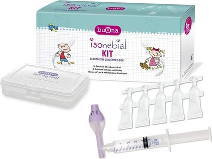 Immagine prodotto Buona Kit Isonebial con 20 flaconi di soluzione isotonica con ectoina e beccuccio a spruzzo SOL (20 Pezzo/i)