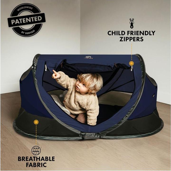 Immagine prodotto Deryan Lettino da viaggio e tenda da gioco Peuter Luxe