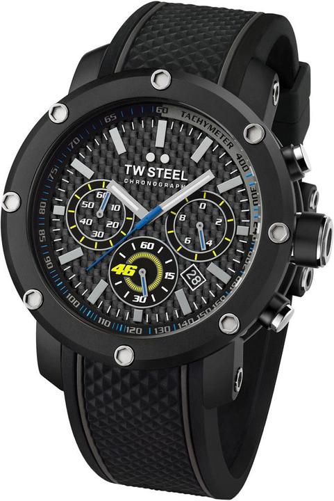 Image du produit TW Steel Grandeur Tech Valentino Rossi VR 46 édition spéciale (Montre analogique, Chronographe, 48 mm)