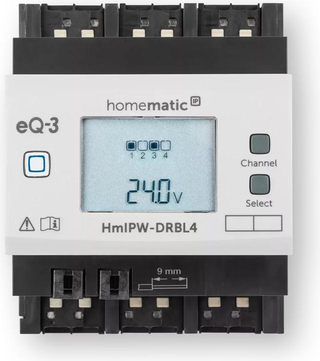 Produktbild EQ-3 HomeMatic IP Wired Jalousieaktor HmIPW-DRBL4 (Rolladenaktor)