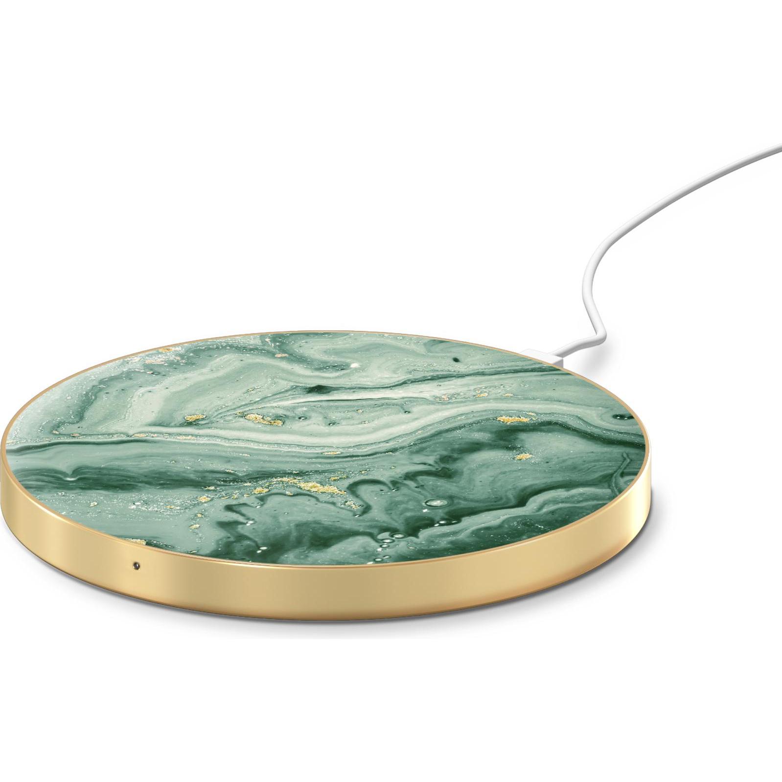 iDeal Of Sweden Universal-Charger Mint Swirl Marble (10 W), Wireless Charger, Mehrfarbig