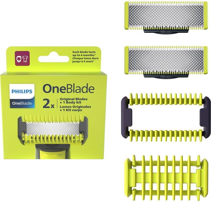 Productafbeelding Philips OneBlade Face + Body Kit (2 x)