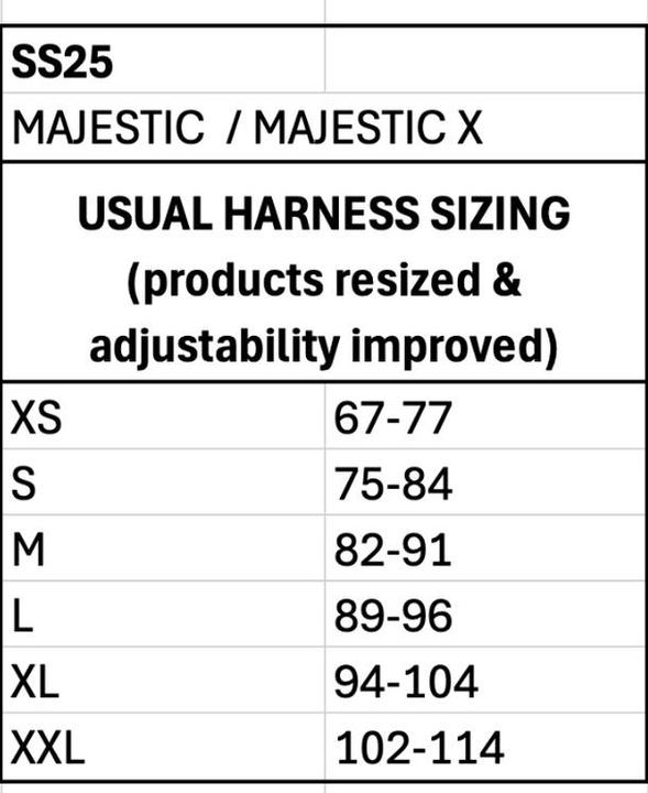 Valori nutrizionali e ingredienti Mystic Majestic Wing Harness (XL)