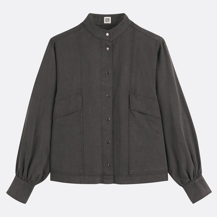 Immagine prodotto La Redoute Collections Bluse mit Stehkragen (XL)