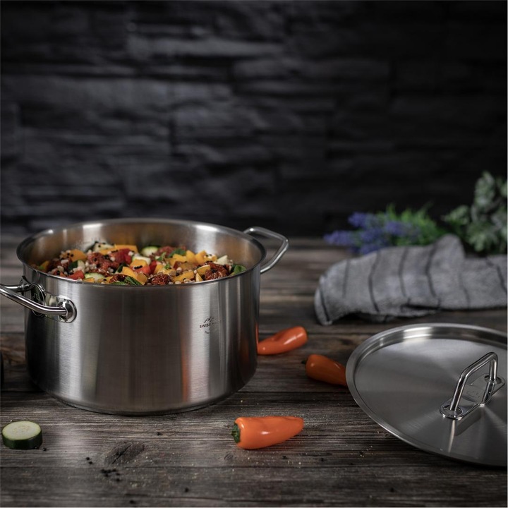 Image du produit Kuhn Rikon Montreux (22 cm, Casserole, Acier inoxydable)