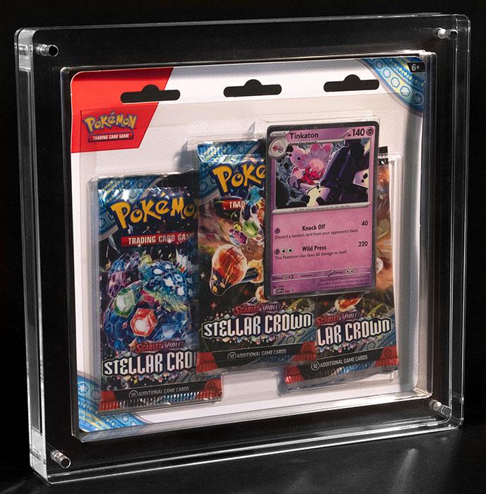 The Acrylic Box Acrylic Box Protezione Pokemon Blister 3 Buste