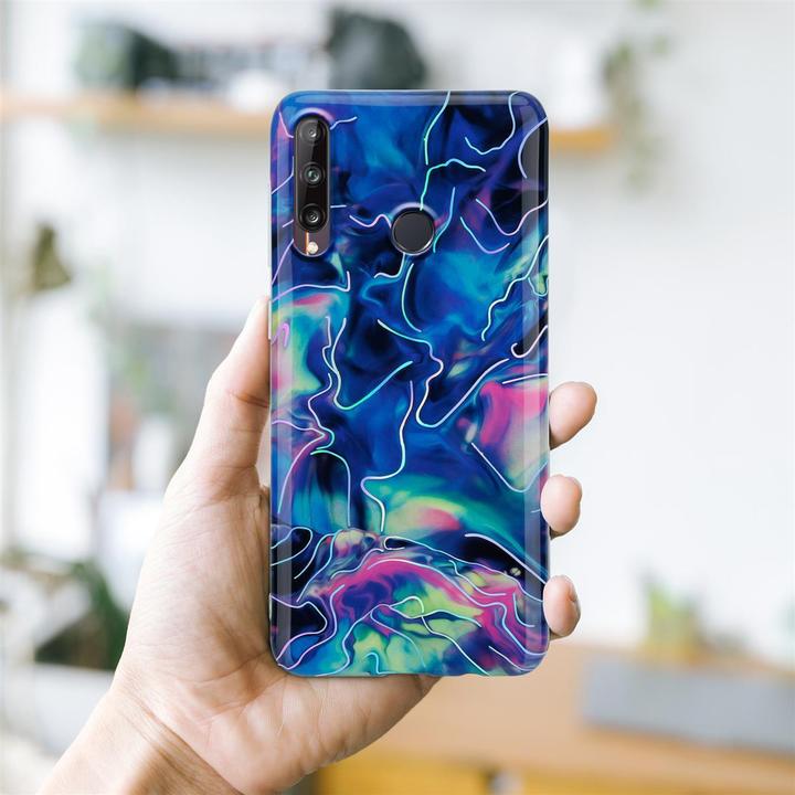 Image du produit Cadorabo Couverture IMD TPU Marbre coloré (Huawei P40 Lite E)