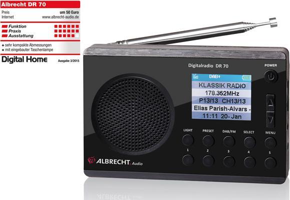 Produktbild Albrecht Dr 70 (DAB+, FM)