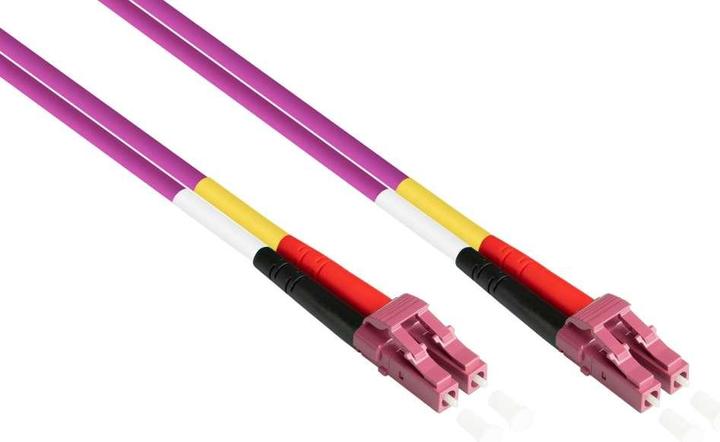 Actual product image Kabelmeister OM4 fibre optic Dpx patch cable LC/LC MM 50/125Á 0.5m (UTP, CAT7, 0.50 m)