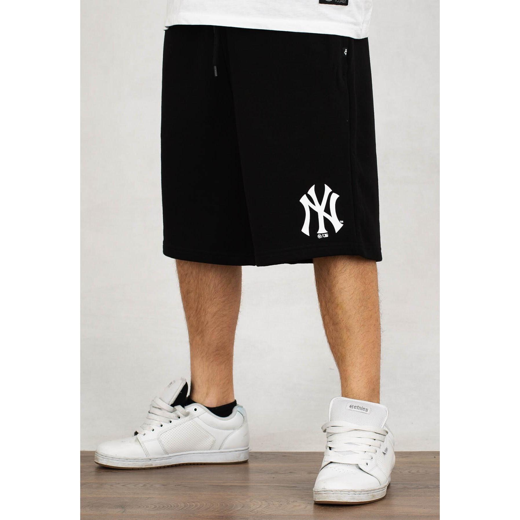 Thumbnail - 47 Brand, Herren, Sporthose, shorts new york yankees imprint helix (XL), Schwarz, XL
