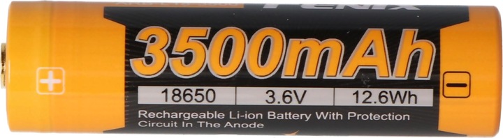Actual product image Panasonic 18650 battery and 3-way protection circuit (1 pcs., 3500 mAh, Rechargeable battery)
