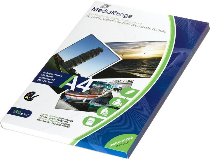 Actual product image MediaRange Photo paper (130 g/m², A4, 100 x)