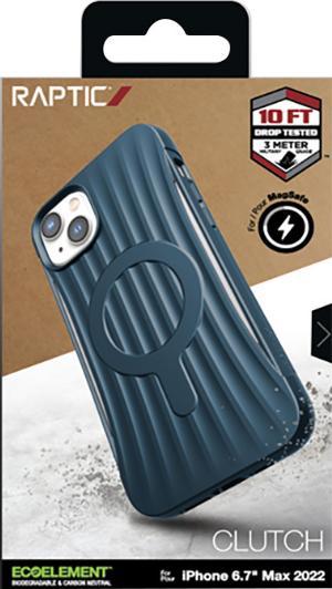Produktbild X-Doria Raptic Clutch Case für iPhone 14 Plus mit blauer MagSafe-Abdeckung (Apple iPhone 14 Plus)