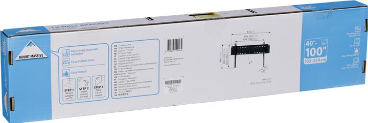 Immagine prodotto Mount Massive MFL 100 - inclinabile (Muro, 85", 100 kg)