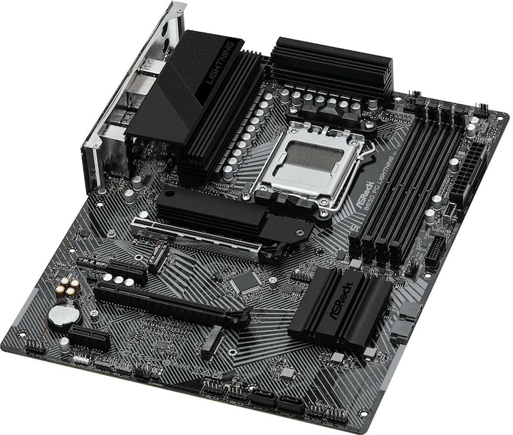 Actual product image AsRock B650 PG Lightning (AM5, AMD B650, ATX)