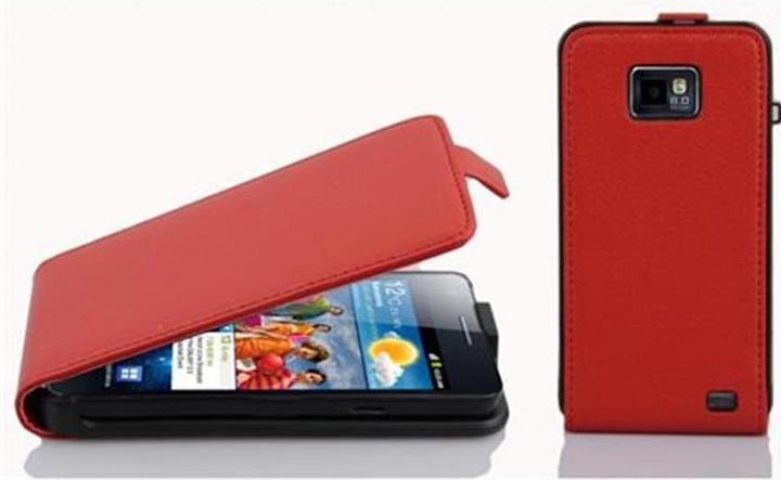 Produktbild Cadorabo Flip mit Struktur Cover (Samsung Galaxy S2, Samsung Galaxy S2 Plus)