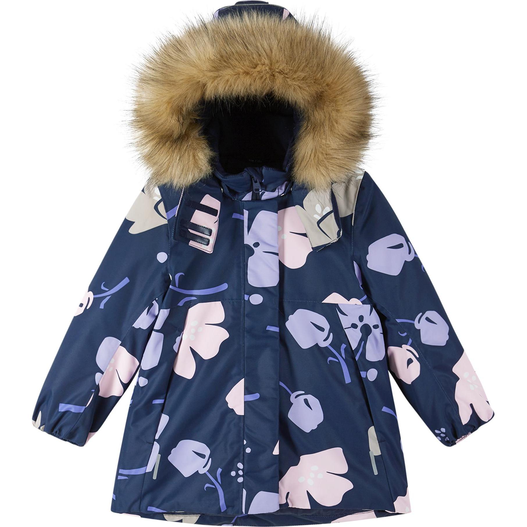 Reima, Mädchen, Jacke, tec Winterjacke Muurame Navy (140), Blau, 140