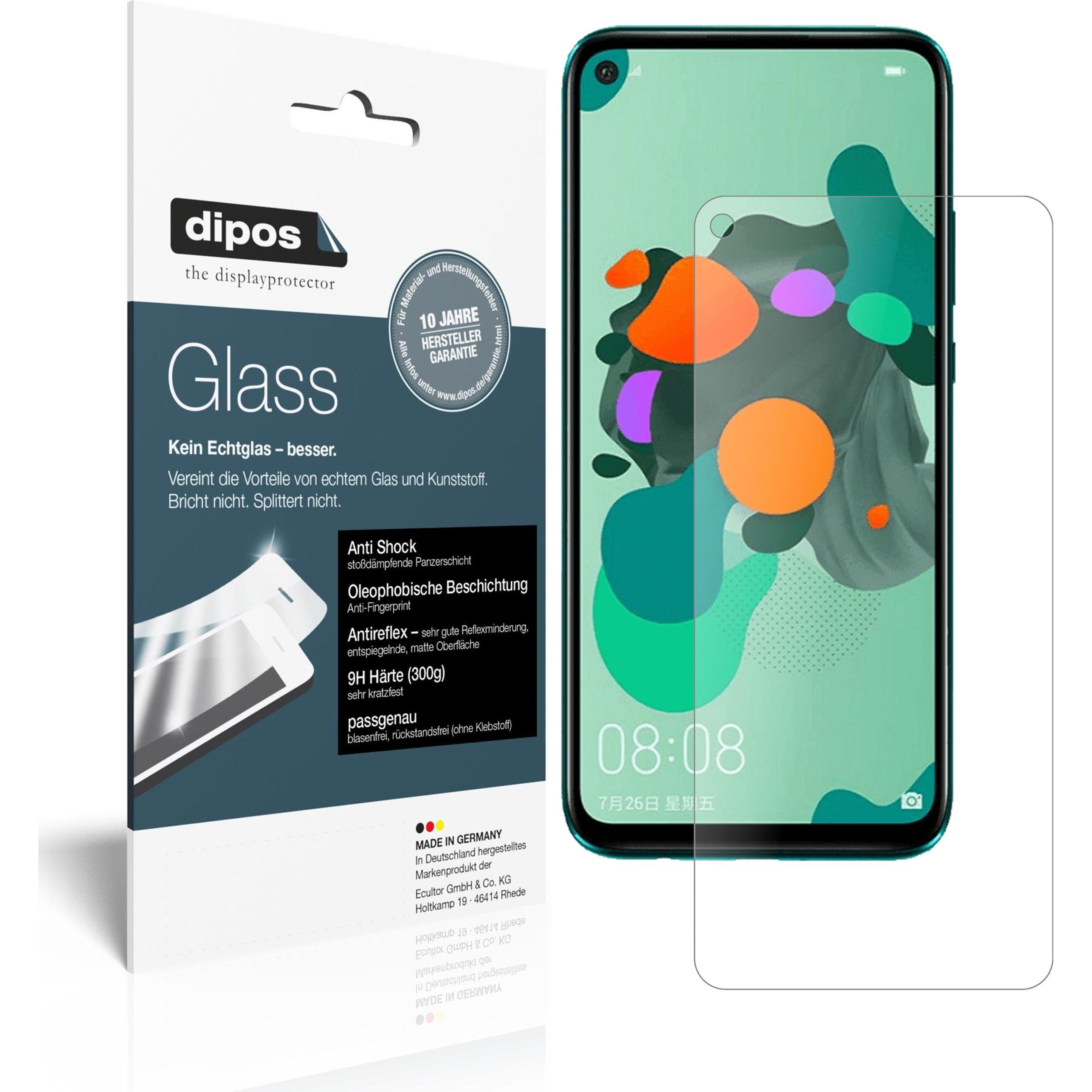 Dipos Displayschutz Anti-Shock (1 Stück, Huawei Nova 5i Pro), Smartphone Schutzfolie, Transparent