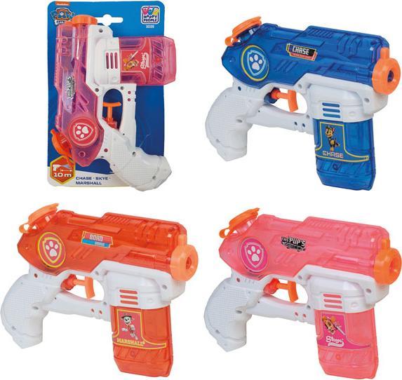 Paw Patrol water pistol 19x13x3cm assorted in 3 colours (Tank Integrated)
