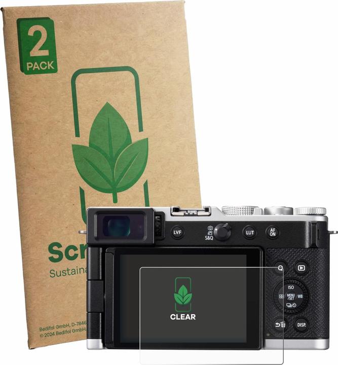 Produktbild ScreenLeaf Schutzfolie für Panasonic Lumix DC-L10 nachhaltiger Displayschutz Display Schutz Folie Klar