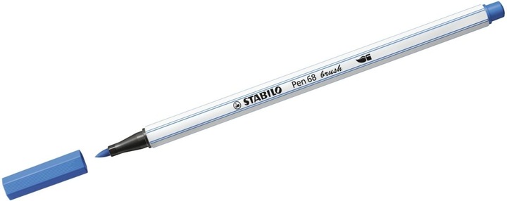 Actual product image STABILO Pen 68 brush Premium felt-tip pen (Dark Blue, 1 x)