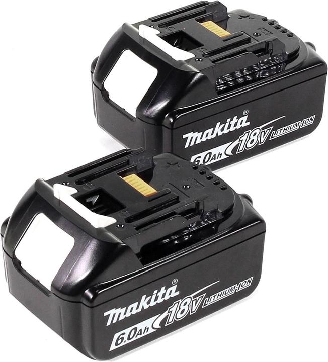Productafbeelding Makita DUB 362 2x18 Volt accu bladblazer + 2x 6 Ah accu - zonder lader (Oplaadbare batterij, Bladblazer)