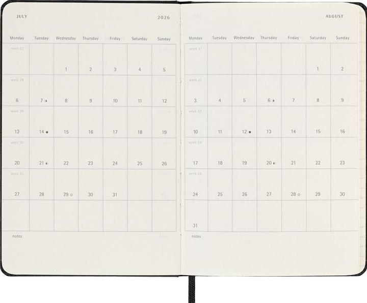 Produktbild Moleskine Schüleragenda (9 x 14 cm, 1 Woche / 2 Seiten)