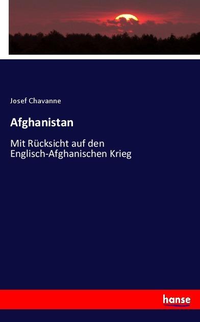 Produktbild Afghanistan (Deutsch, Josef Chavanne, 2017)